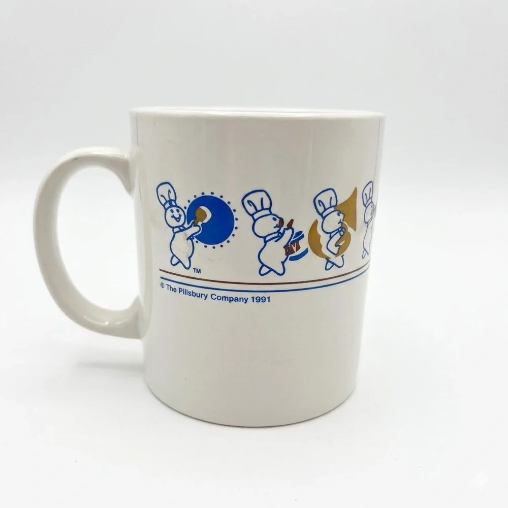 Vintage Pillsbury Doughboy Coffee Mug - Poppin' Fresh - 1991 Ceramic